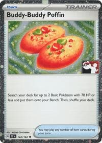 Buddy-Buddy Poffin - 144/162 (Cosmos Holo) - Prize Pack Series Cards - Pokemon card