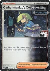 Ciphermaniac's Codebreaking - 145/162 (Cosmos Holo) - Prize Pack Series Cards - Pokemon card
