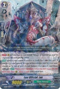 Law Official, Lox - BT07: Rampage of the Beast King - Cardfight Vanguard card