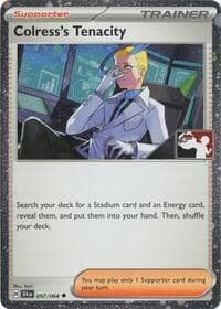 Colress's Tenacity - 057/064 (Cosmos Holo) - Prize Pack Series Cards - Pokemon card