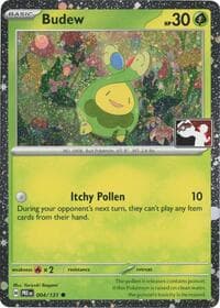 Budew - 004/131 (Cosmos Holo) - Prize Pack Series Cards - Pokemon card