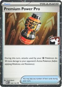 Premium Power Pro - 124/132 (Cosmos Holo) - Prize Pack Series Cards - Pokemon card