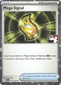 Mega Signal - 121/132 (Cosmos Holo) - Prize Pack Series Cards - Pokemon card