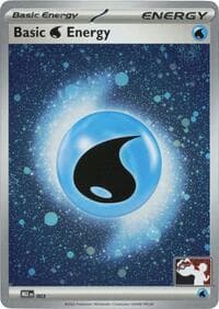 Basic Water Energy - MEE 003 (Cosmos Holo) - Prize Pack Series Cards - Pokemon card