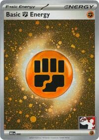 Basic Fighting Energy - MEE 006 (Cosmos Holo) - Prize Pack Series Cards - Pokemon card