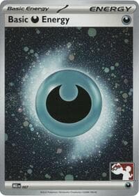 Basic Darkness Energy - MEE 007 (Cosmos Holo) - Prize Pack Series Cards - Pokemon card