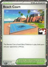 Beach Court - 167/198 (Cosmos Holo) - Prize Pack Series Cards - Pokemon card