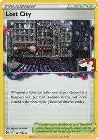 Lost City - 161/196 (Cosmos Holo) - Prize Pack Series Cards - Pokemon card