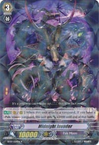 Midnight Invader - BT07: Rampage of the Beast King - Cardfight Vanguard card
