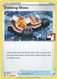 Trekking Shoes - 145/159 (Cosmos Holo) - Prize Pack Series Cards - Pokemon card