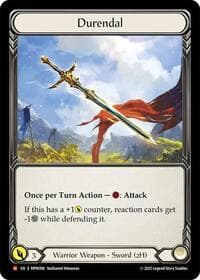 Durendal - Mastery Pack Warrior - Flesh and Blood TCG card