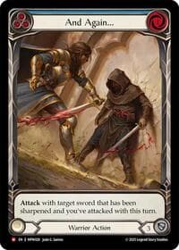 And Again... (Extended Art) - Mastery Pack Warrior - Flesh and Blood TCG card