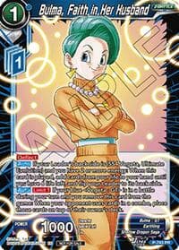 Bulma, Faith in Her Husband (Ultra-Bout Series Tournament Pack Vol.3) - Tournament Promotion Cards - Dragon Ball Super: Masters card