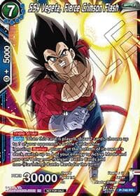 SS4 Vegeta, Fierce Crimson Flash (Ultra-Bout Series Tournament Pack Vol.3) - Tournament Promotion Cards - Dragon Ball Super: Masters card