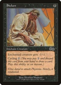 Sicken - Urza's Saga - Magic: The Gathering card