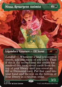 Nissa, Resurgent Animist - Secret Lair Drop Series - Magic: The Gathering card