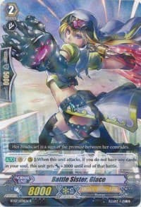 Battle Sister, Glace - BT07: Rampage of the Beast King - Cardfight Vanguard card