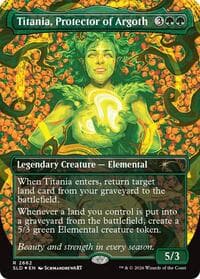Titania, Protector of Argoth - Secret Lair Drop Series - Magic: The Gathering card