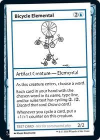 Bicycle Elemental - Mystery Booster: Convention Edition Exclusives - Magic: The Gathering card
