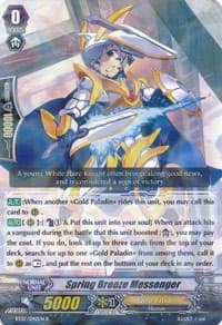 Spring Breeze Messenger - BT07: Rampage of the Beast King - Cardfight Vanguard card