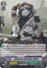 Explosion Scientist, Bunta - BT07: Rampage of the Beast King - Cardfight Vanguard card