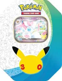 30th Celebration ex Tin [Sylveon ex] (International Version) - ME: 30th Celebration - Pokemon card