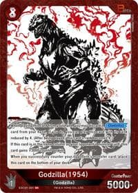Godzilla (1954) (ESC01-001) - Ink-Brushed Monster Rampage - Godzilla Card Game card