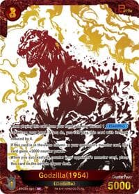 Godzilla (1954) (ESC01-001+) - Ink-Brushed Monster Rampage - Godzilla Card Game card