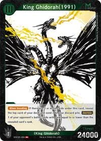 King Ghidorah (1991) (ESC01-005) - Ink-Brushed Monster Rampage - Godzilla Card Game card