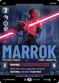 Marrok - Mysterious Warrior (Prestige) - Ashes of the Empire - Star Wars: Unlimited card