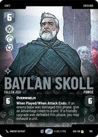 Baylan Skoll - Fallen Jedi (Prestige) - Ashes of the Empire - Star Wars: Unlimited card