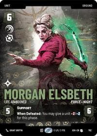 Morgan Elsbeth - Life Abandoned (Prestige) - Ashes of the Empire - Star Wars: Unlimited card