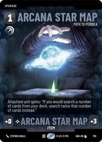 Arcana Star Map - Path to Peridea (Prestige) - Ashes of the Empire - Star Wars: Unlimited card