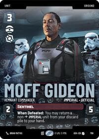 Moff Gideon - Remnant Commander (Prestige) - Ashes of the Empire - Star Wars: Unlimited card