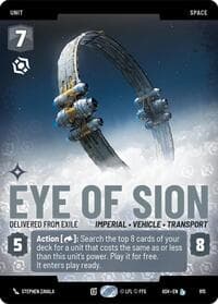 Eye of Sion - Delivered from Exile (Prestige) - Ashes of the Empire - Star Wars: Unlimited card
