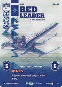 Red Leader - Strike the Reactor (Prestige) - Ashes of the Empire - Star Wars: Unlimited card
