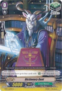 Dictionary Goat - BT07: Rampage of the Beast King - Cardfight Vanguard card
