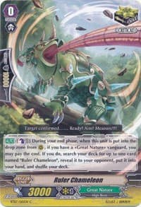 Ruler Chameleon - BT07: Rampage of the Beast King - Cardfight Vanguard card
