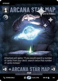 Arcana Star Map - Path to Peridea (Prestige Foil) - Ashes of the Empire - Star Wars: Unlimited card