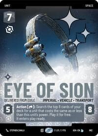Eye of Sion - Delivered from Exile (Prestige Foil) - Ashes of the Empire - Star Wars: Unlimited card