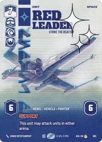 Red Leader - Strike the Reactor (Prestige Foil) - Ashes of the Empire - Star Wars: Unlimited card