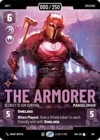 The Armorer - Secrecy is Our Survival (Serialized) - Ashes of the Empire - Star Wars: Unlimited card