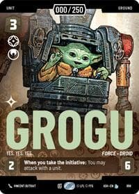 Grogu - Yes. Yes. Yes. (Serialized) - Ashes of the Empire - Star Wars: Unlimited card