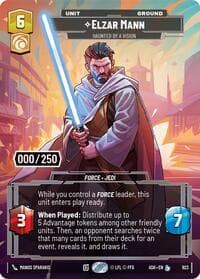 Elzar Mann - Haunted by a Vision (Serialized) - Ashes of the Empire - Star Wars: Unlimited card