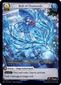 Bolt of Diamonds - Supporter Pack 4 - Grand Archive TCG card
