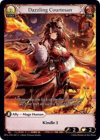 Dazzling Courtesan - Supporter Pack 4 - Grand Archive TCG card