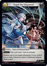 Expel the Departed - Supporter Pack 4 - Grand Archive TCG card