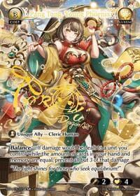 Pang Tong, Young Phoenix (CSR) - Supporter Pack 4 - Grand Archive TCG card