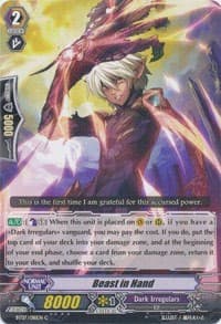 Beast in Hand - BT07: Rampage of the Beast King - Cardfight Vanguard card