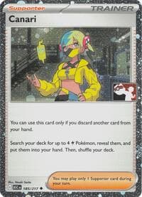 Canari - 185/217 (Cosmos Holo) - Prize Pack Series Cards - Pokemon card